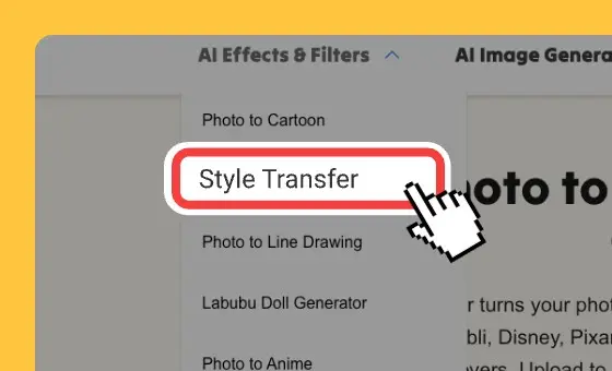 Choose Your Cartoon Effect