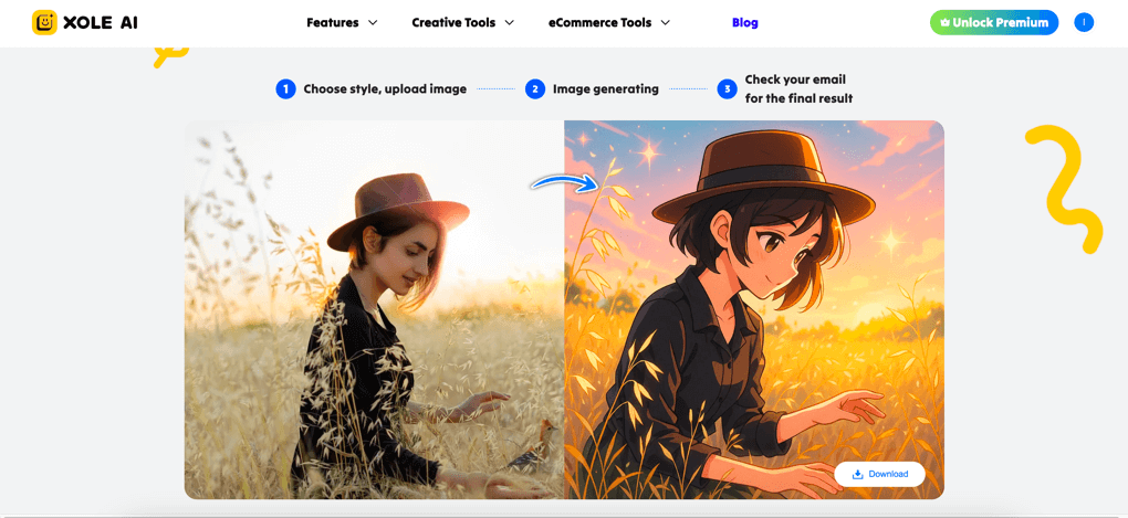 Xole AI Anime Generator