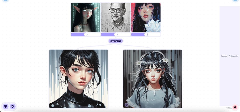 Artbreeder AI Splicer 2