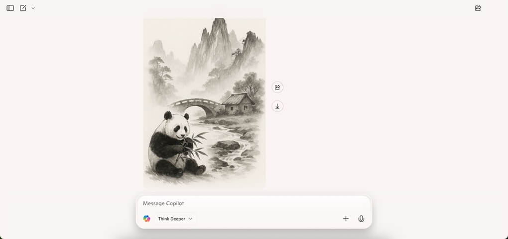 Generate Image via Copilot