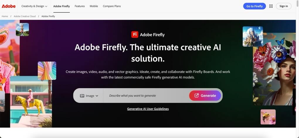 Adobe Firefly AI Image Generator
