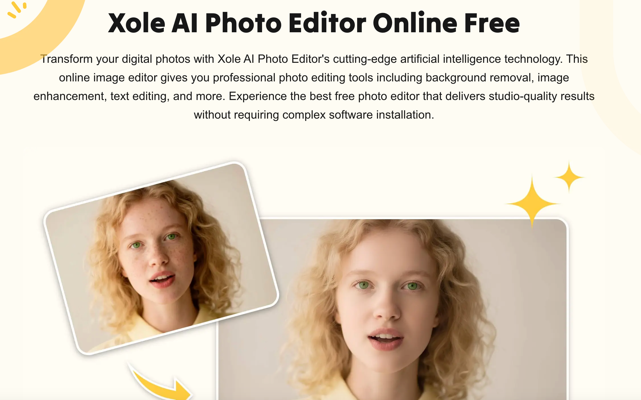 Xole AI Photo Editor