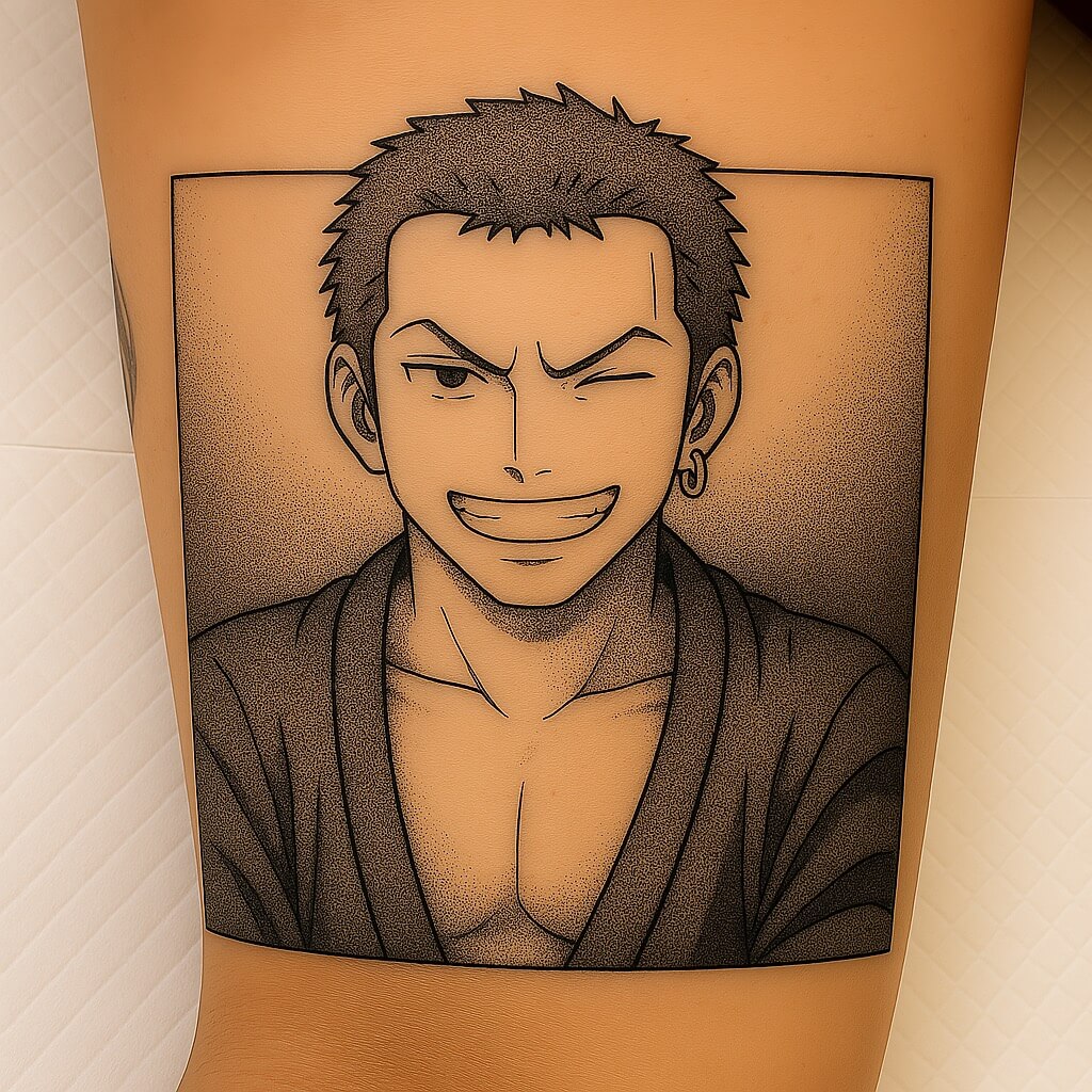 Roronoa Zoro Tattoo.