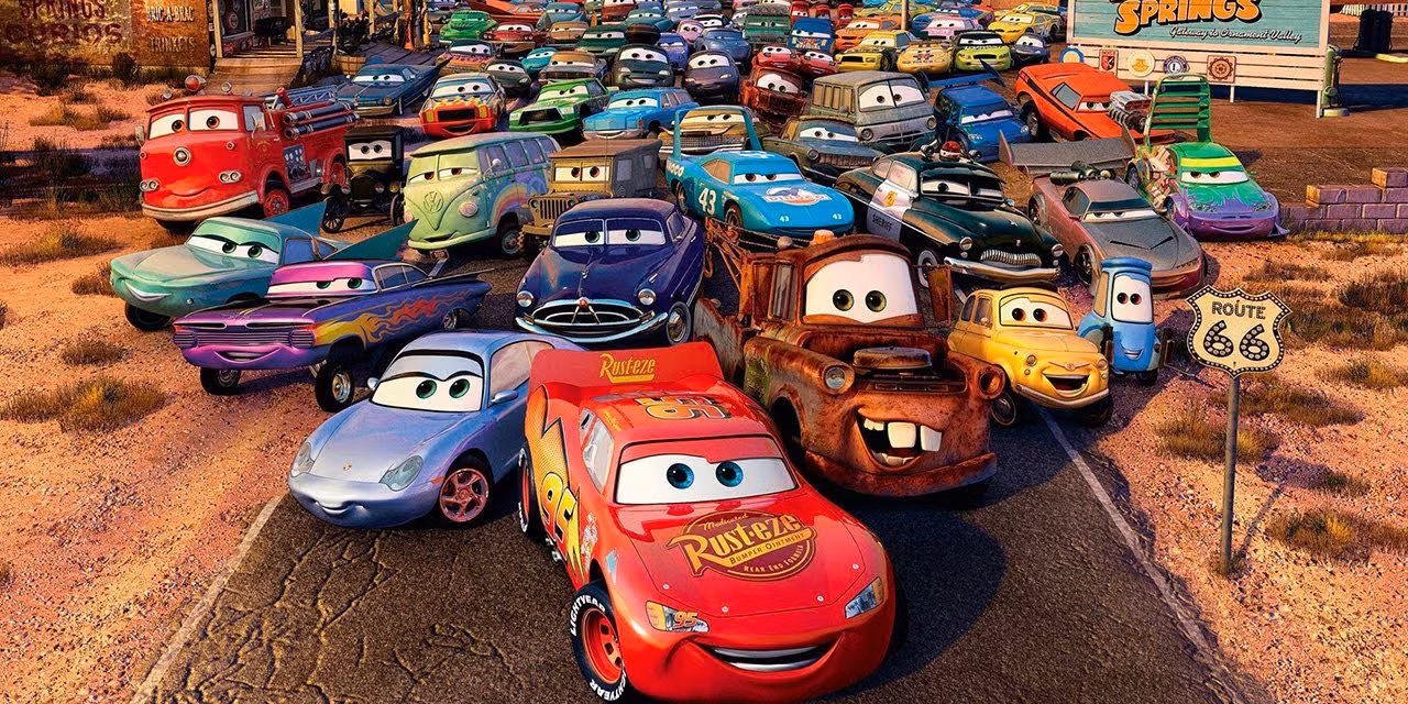 Cars Trilogy Pixar Character poster