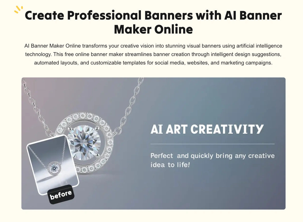 AI Banner Generator from aibanner.online: Revolutionary Design Made Simple